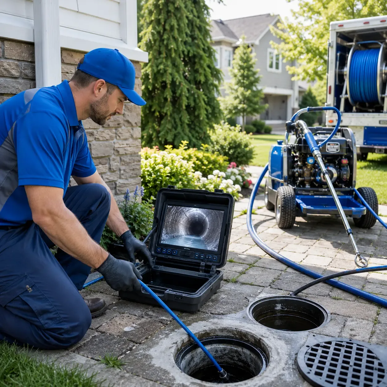 Outdoor drain cleaning professionals serving Oak Hill, OH